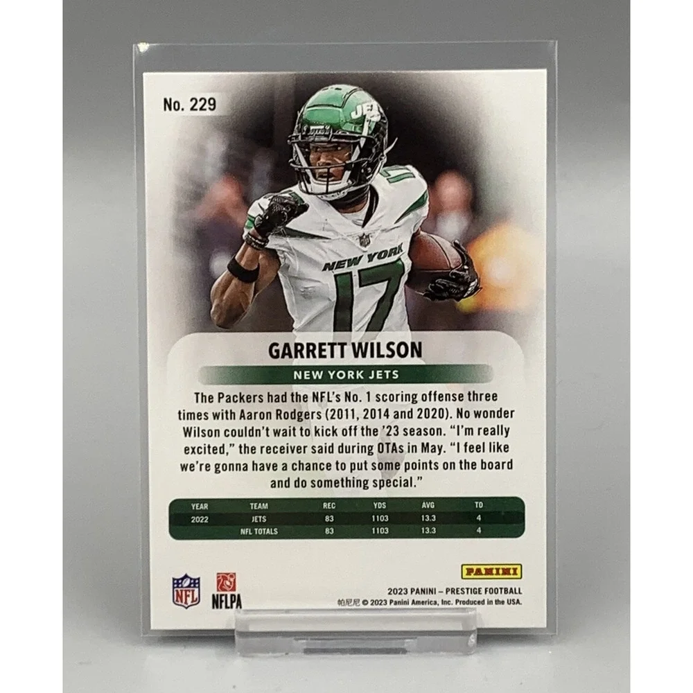 2023 Prestige Hyper Xtra Points‎ #229 Garrett Wilson - New York Jets